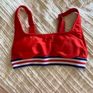 Women’s Red Bikini Top